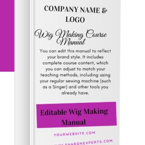 Editable Wig Making Manual
