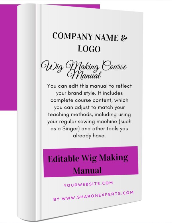 Editable Wig Making Manual
